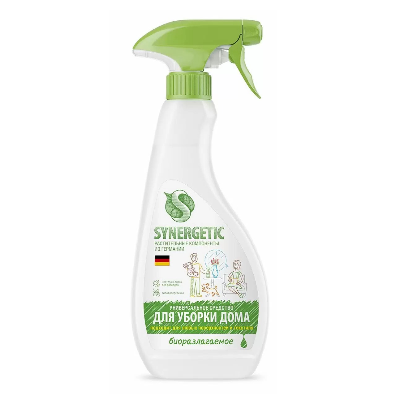 SN Средство биоразлагаемое универсальное чистящее для уборки дома,любых повер.и текстиля 0,5 л