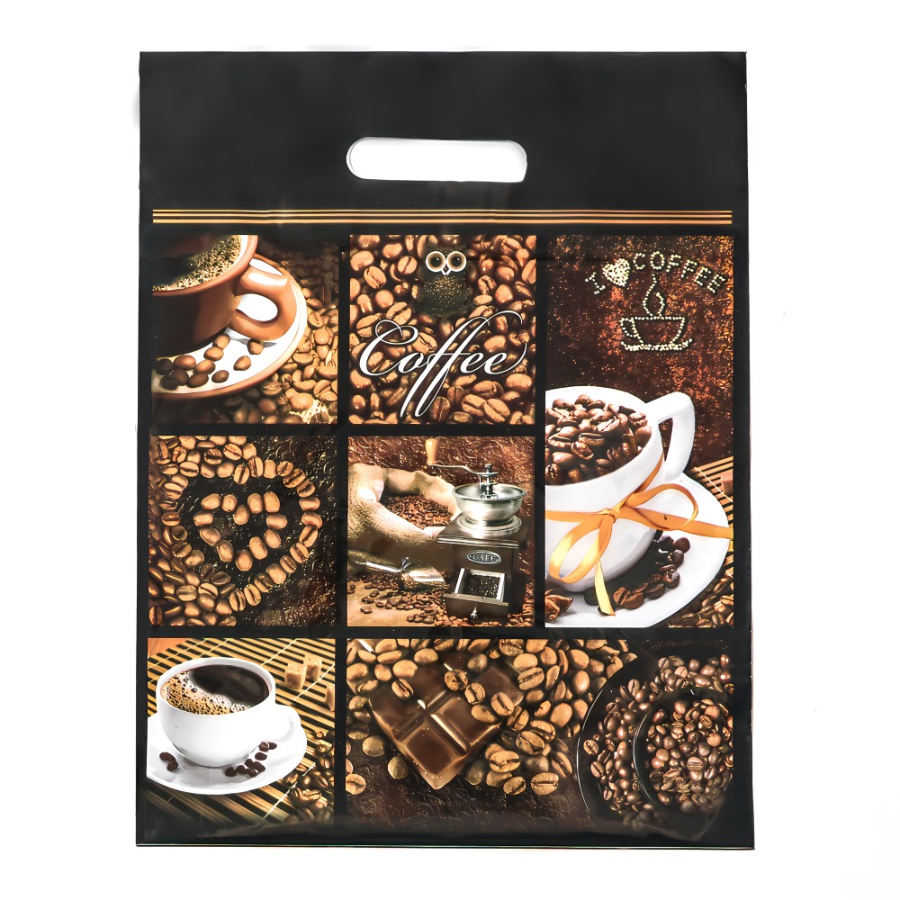 Пакет прорубной 38х47/60 мкм Кофе
