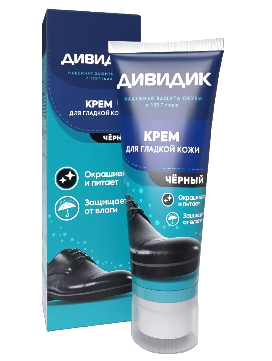 Дивидик крем престиж для гладкой кожи в тубе с намазком черный 75мл