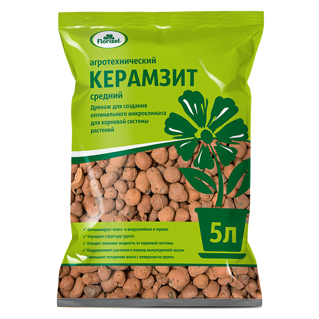 Биомастер керамзит средний Florizel .5л