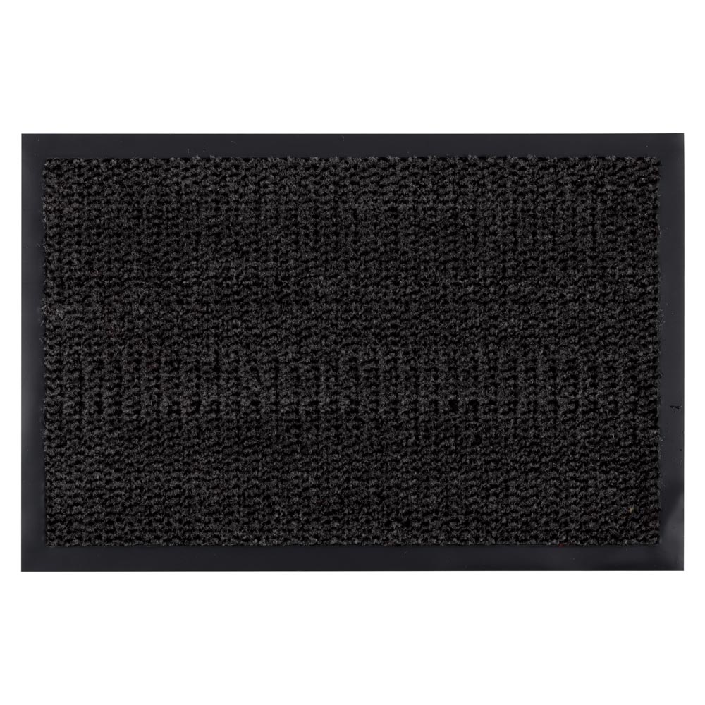 VETTA Коврик придверный Сатурн 40х60 см, ПВХ, полипропилен, 2 цвета: серый / коричневый