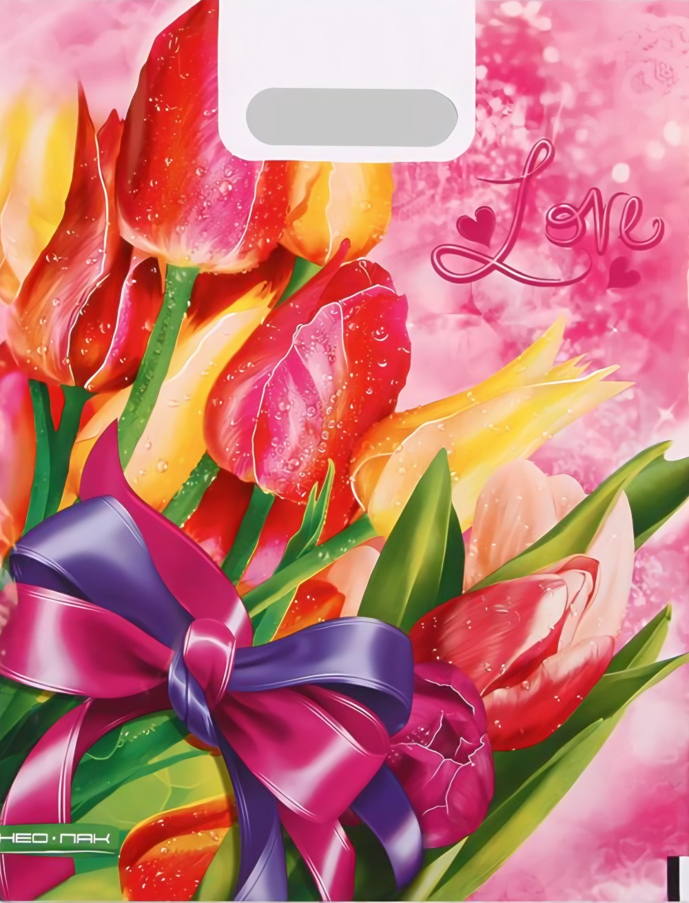 Пакет прорубной 30х40/60 мкм Love