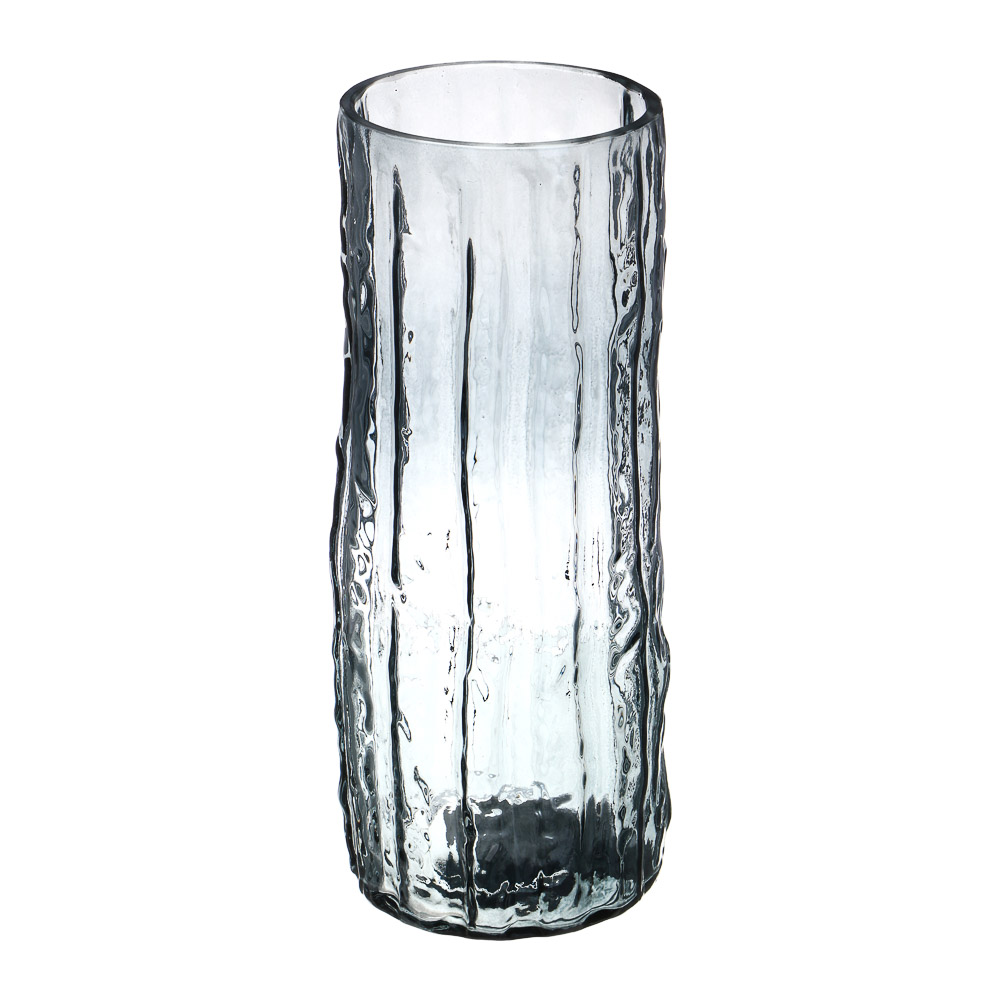 Ваза стеклянная  9*24см, 2 цвета