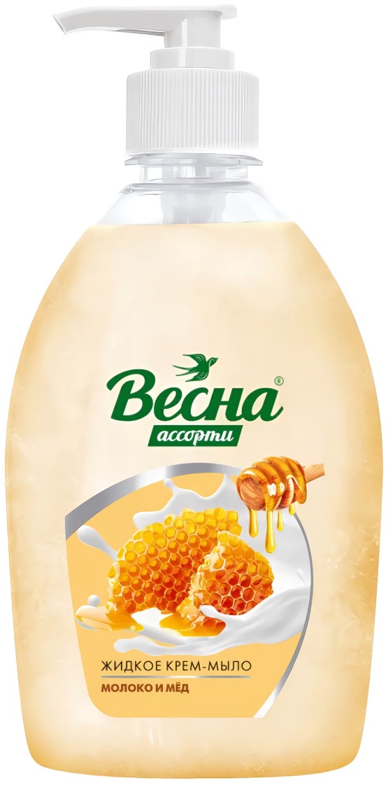 Весна мыло жидкое 500гр (Молоко и мед)
