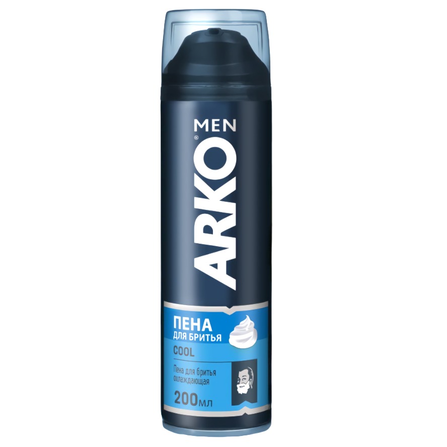 ARKO пена  для бритья Cool  200мл C-49A ARKO пена  для бритья Cool  200мл C-49A