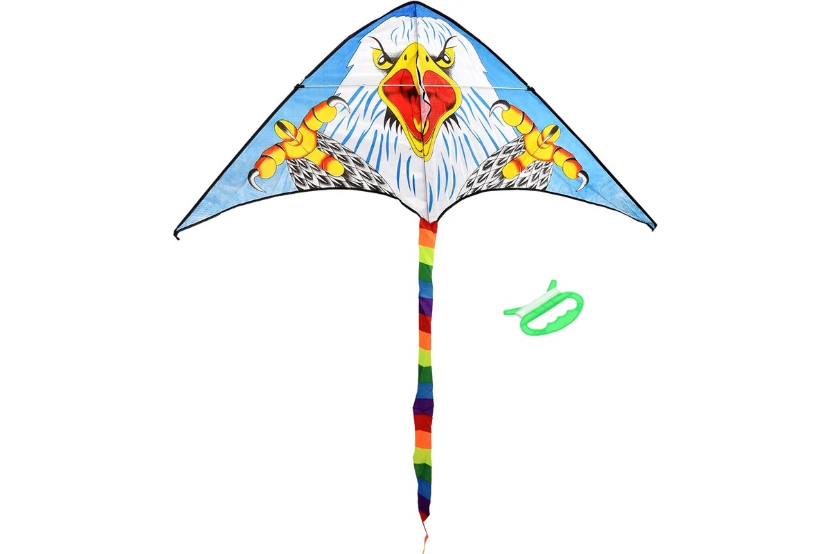 Boyscout Воздушный змей 130х62 см шнур 30 м (3 вида в коробке: Лев, Тигр, Орел) 61483