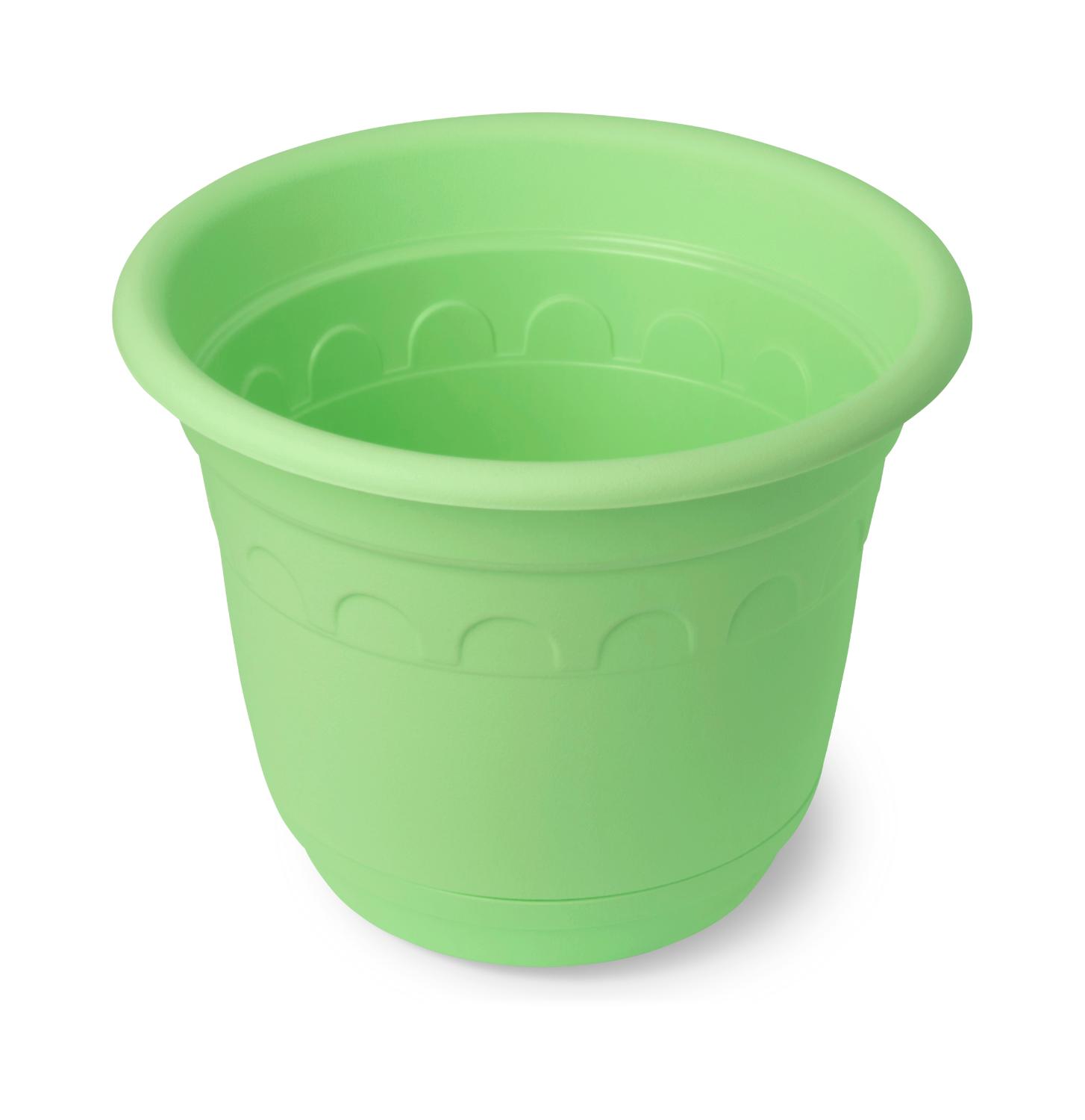 Горшок Колывань 1.8л д18см 28шт колор с поддоном С93К 