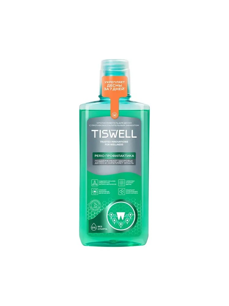 TISWELL Ополаскиватель для полости рта с троксерутином 500мл