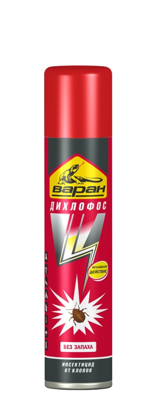 Варан Дихлофос Аэрозоль универсальный Антиклоп без запаха 200 мл 