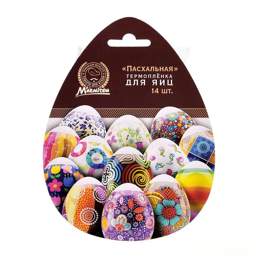 Marmiton Термопленка для яиц "Пасхальная"2 шт по 7 наклеек 17077