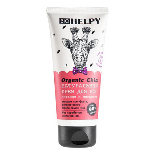 Bio Helpy Натуральный крем для ног питание и мягкость 100мл