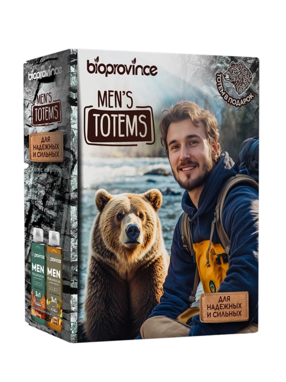 BioProvince Mens Totems: Гель для душа 250 мл + Гель для душа 250 мл