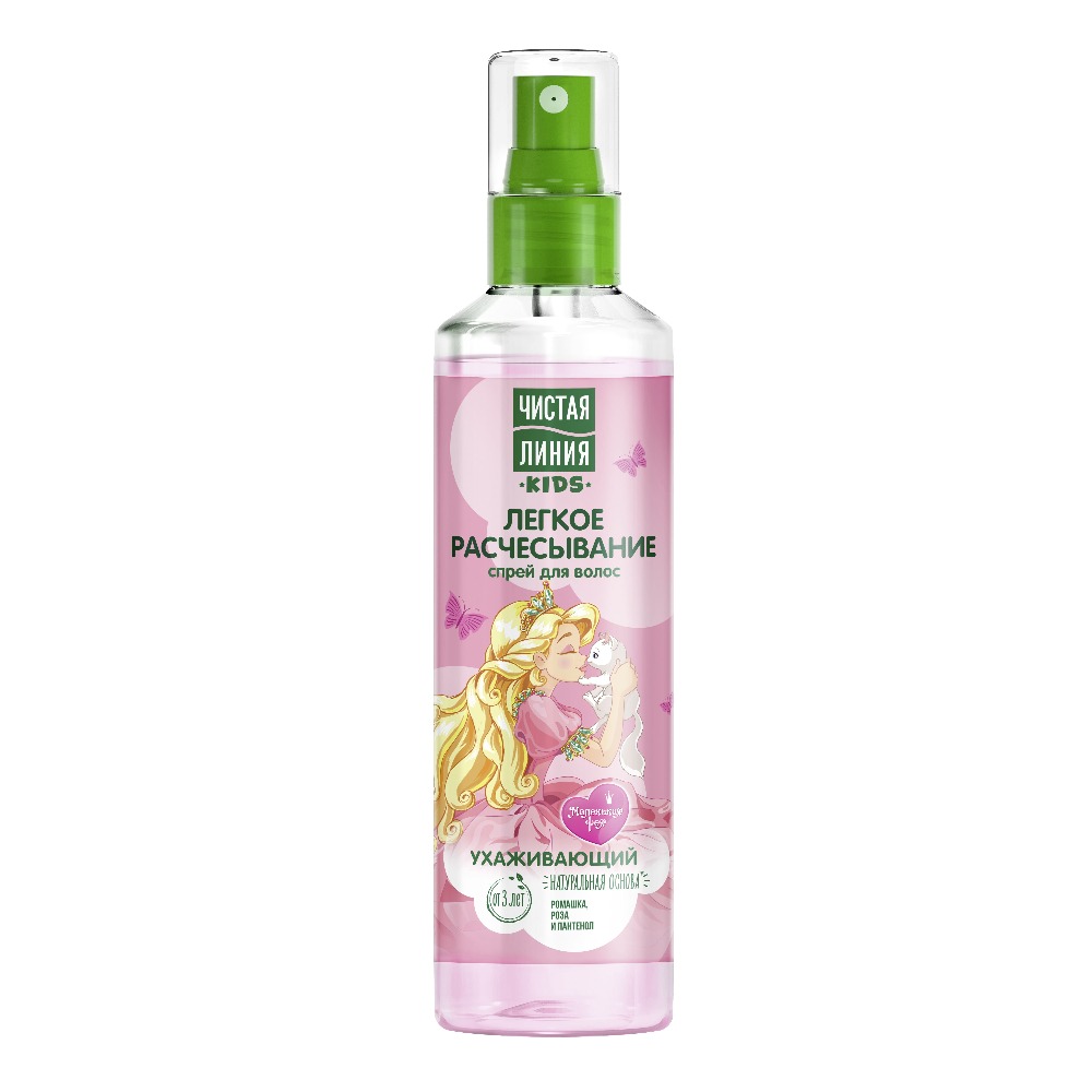 Ч/линия спрей для волос легкое расчесывание 160мл