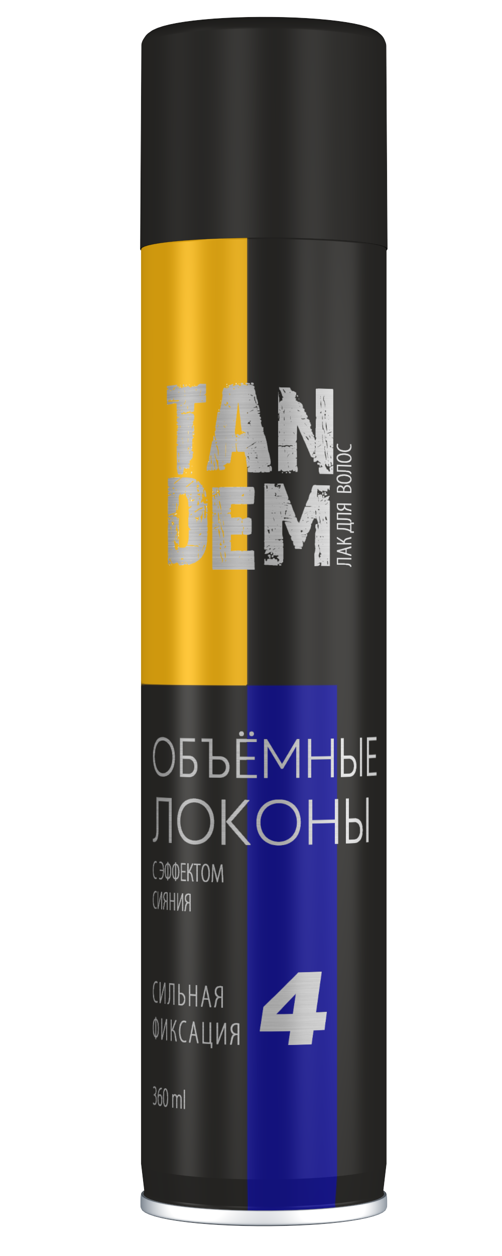 Tandem лак для волос Объемные локоны сильная фиксация 360мл  Tandem лак для волос Объемные локоны сильная фиксация 360мл