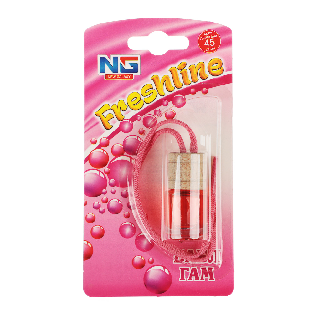 NEW GALAXY Ароматизатор подвесной Freshline бабл гам, 5 мл
