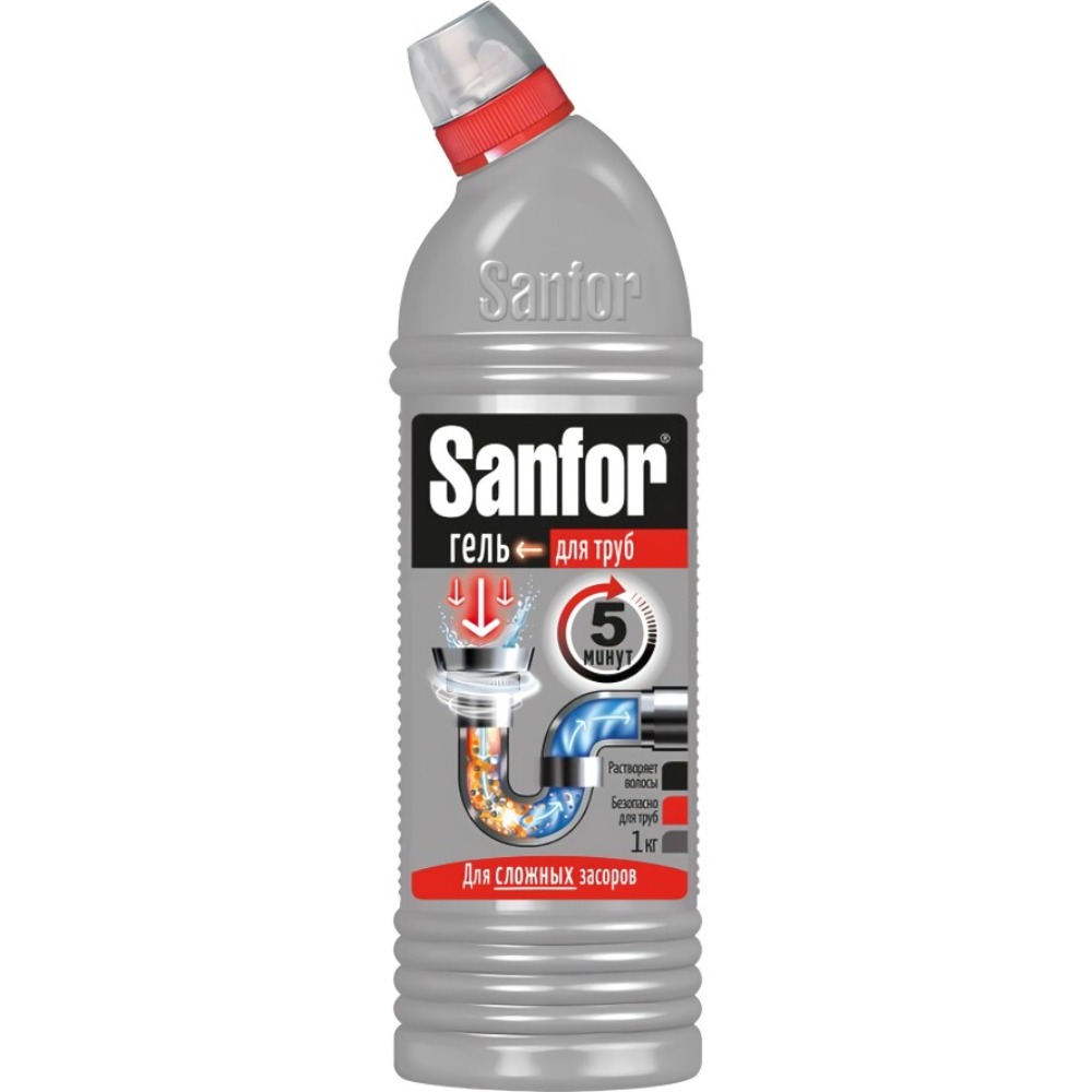 Санфор средство для очистки канализационных труб 1000гр 