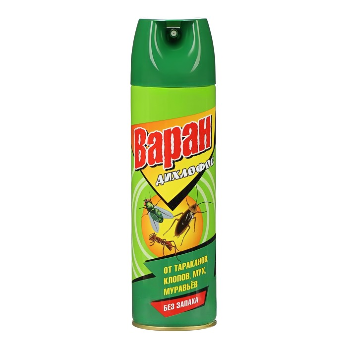 Варан Дихлофос Аэрозоль универсальный от всех ползающих без запаха 440 мл