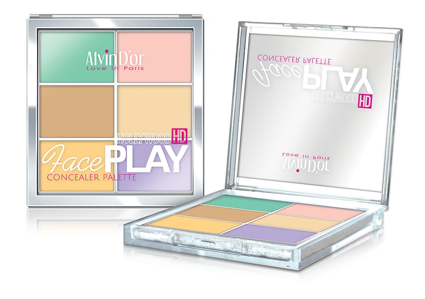 Палетка корректоров для лица  6х1 Hd Hollywod concealer pallette 1,5гр CFP-01