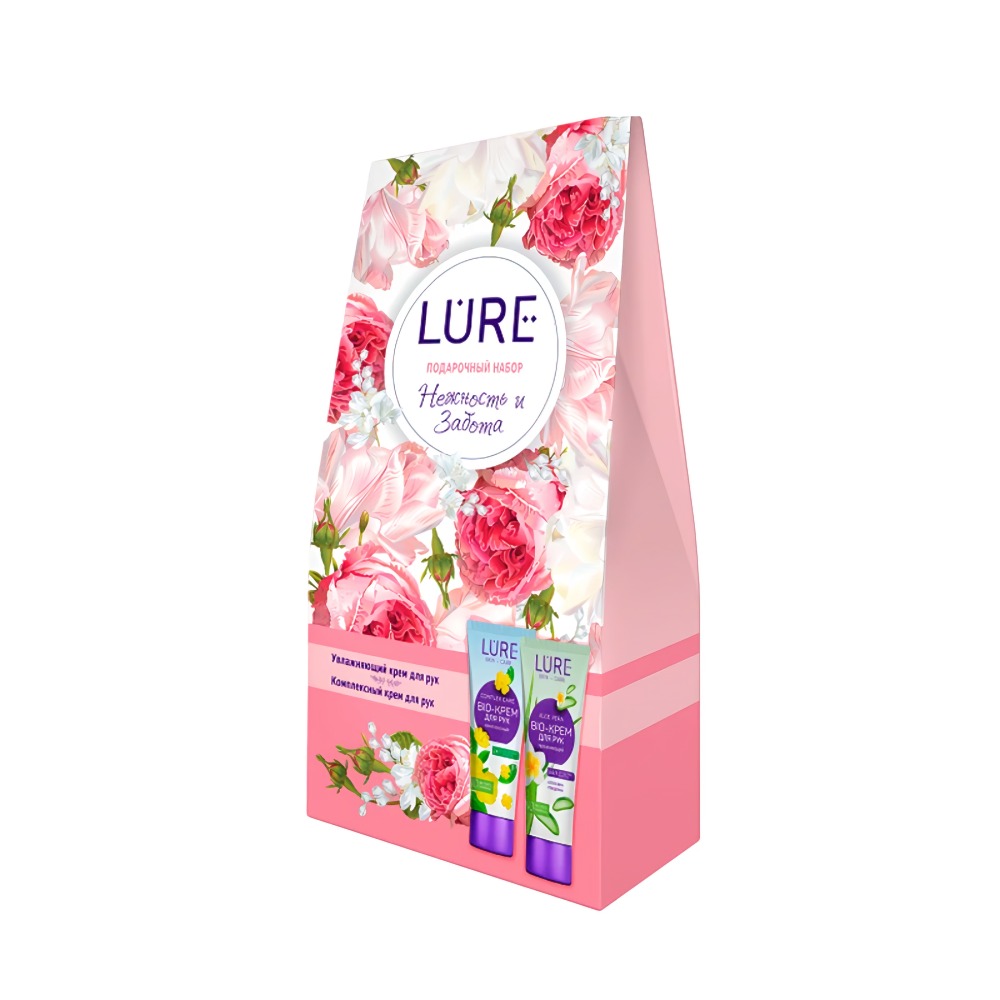 Набор Lure Delicate Touch (Bio-крем для рук увлажняющий 75мл+Bio-крем для рук комплексный уход 75мл)