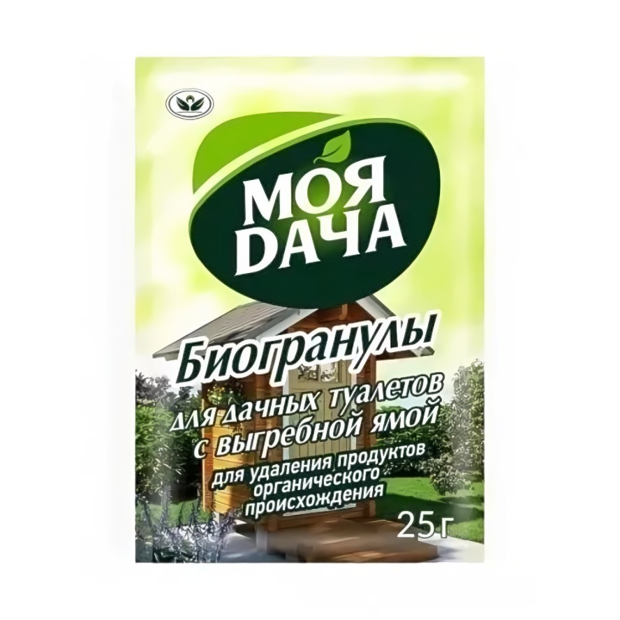Моя дача биогранулы для туалетов с выгребной ямой от запахов 25гр