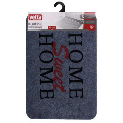 VETTA Коврик в прихожую ,ПВХ 40х60см