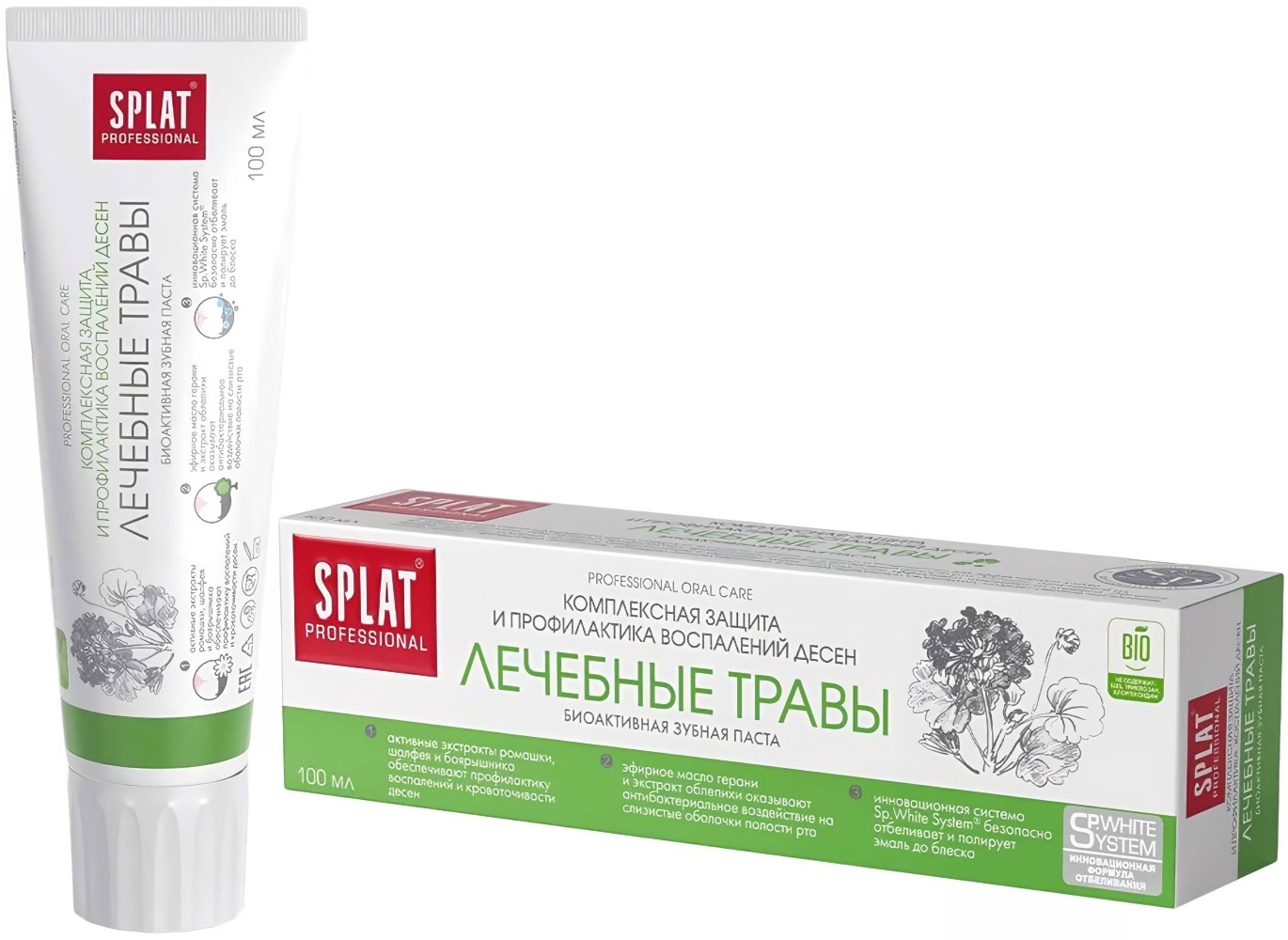 Splat зубная паста Professional Medical Herbs 100мл