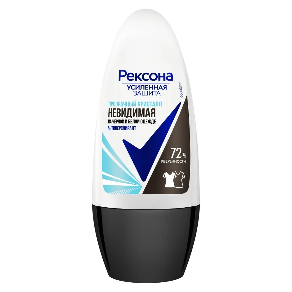Rexona антиперспирант ролик женский 50мл (Прозрачный кристалл)