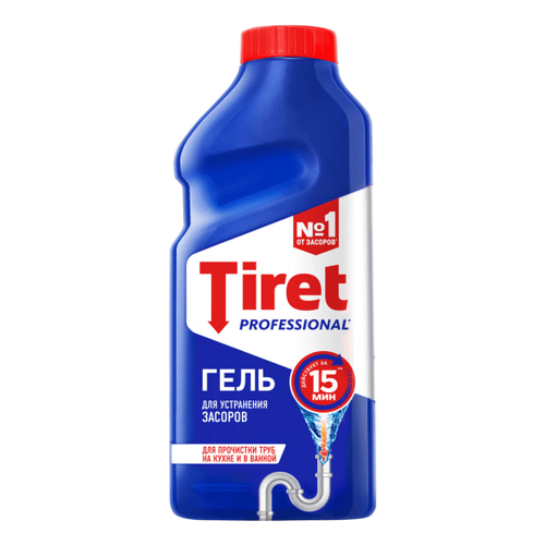 Тiret профессионал гель для чистки труб 500мл