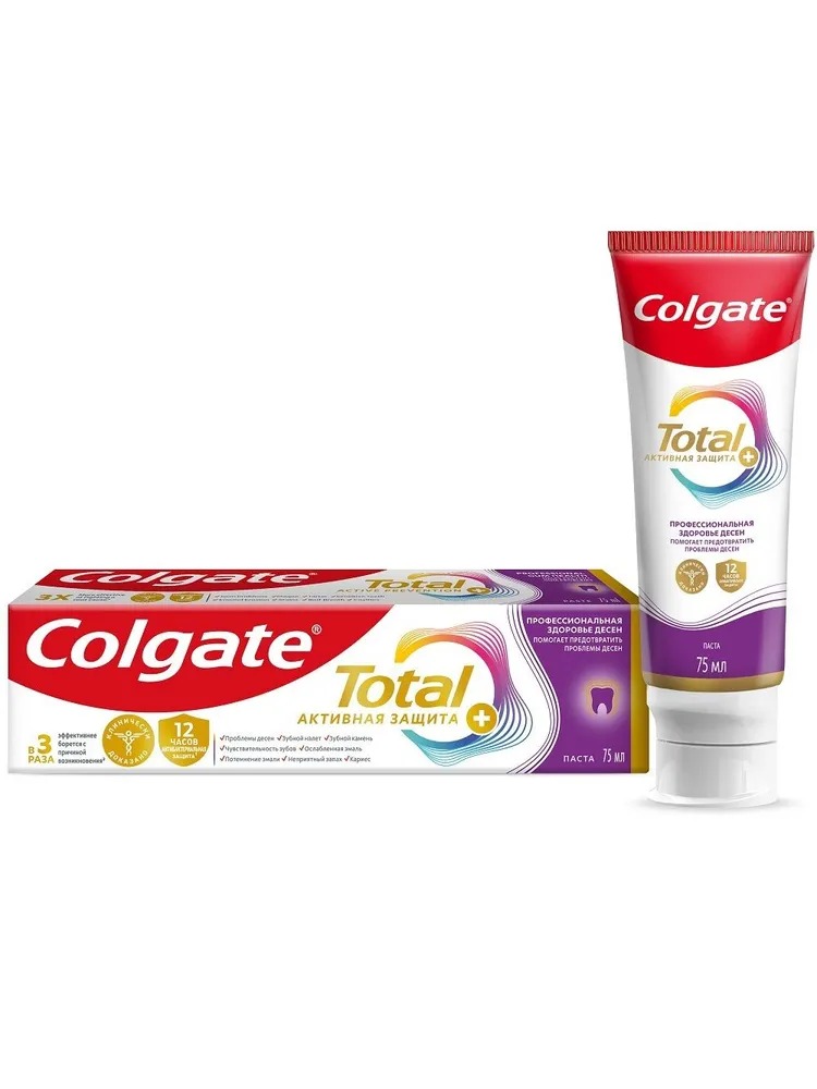Колгейт тотал 12 Pro-Здоровье десен 75мл