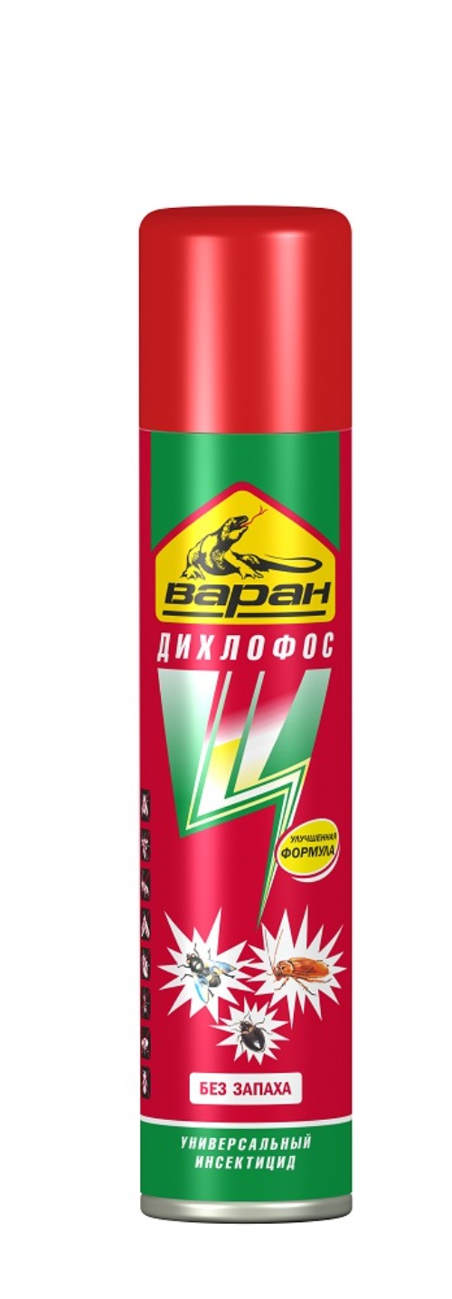Варан Дихлофос Аэрозоль универсальный зеленый без запаха 300 мл