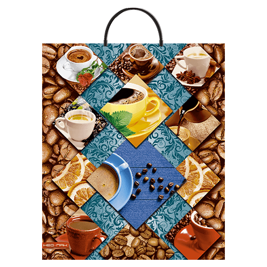 Пакет пласт.38х44/90 мкм Кофейное настроение