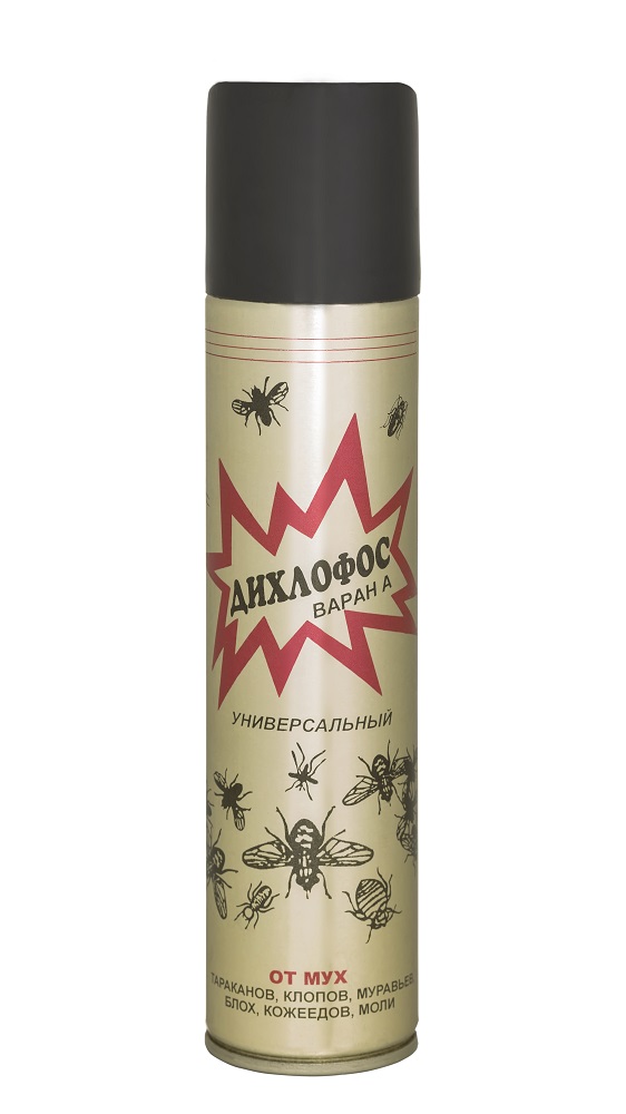 Варан Дихлофос Аэрозоль универсальный золотой 180 мл