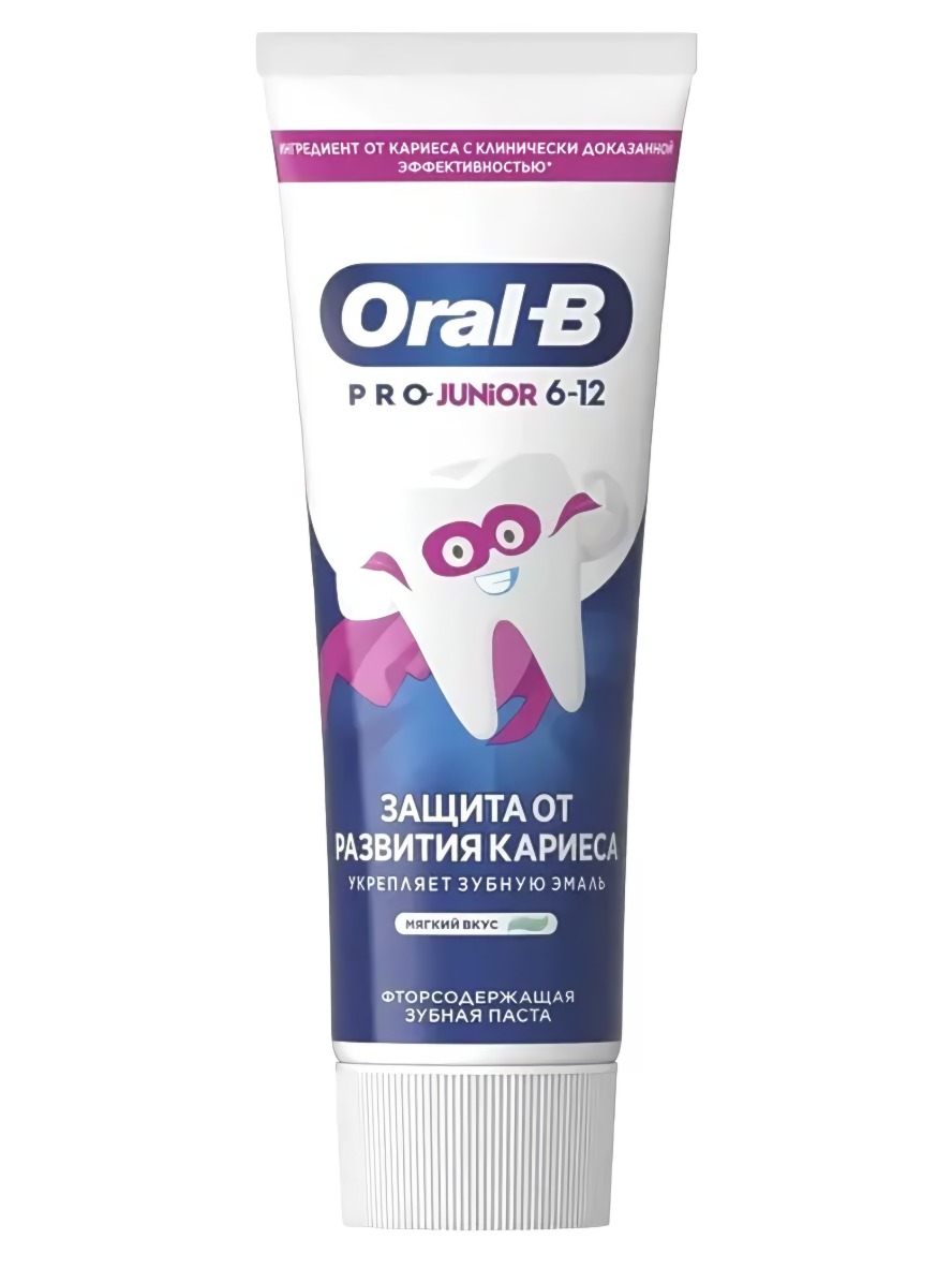 Oral_B Зубная паста для детей Pro_Junior Мягкий Вкус 75мл