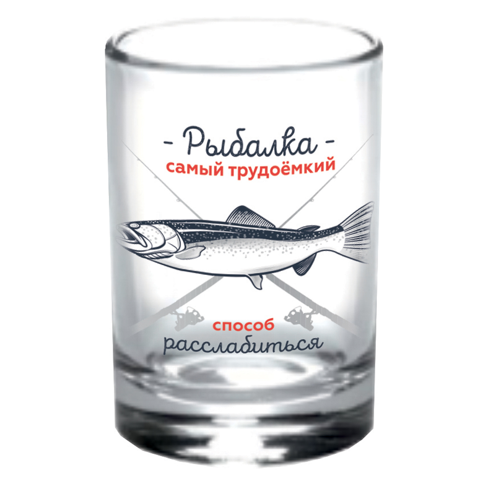 ОСЗ На рыбалке набор стопок гладких 6шт 50мл, стекло