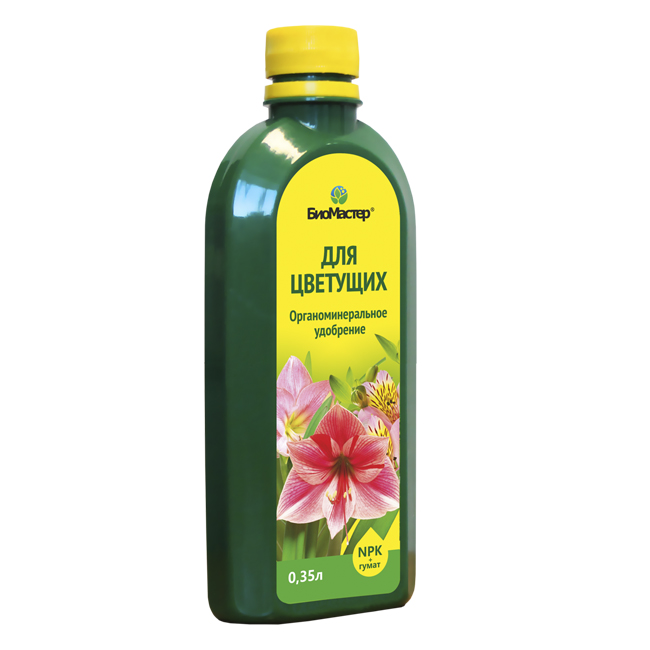 Биомастер комплесное удобрение для цветущих растений 0,35л