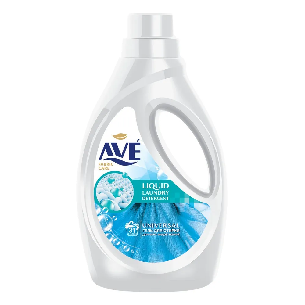 AVE жидкое средство для стирки всех видов ткани 1900мл