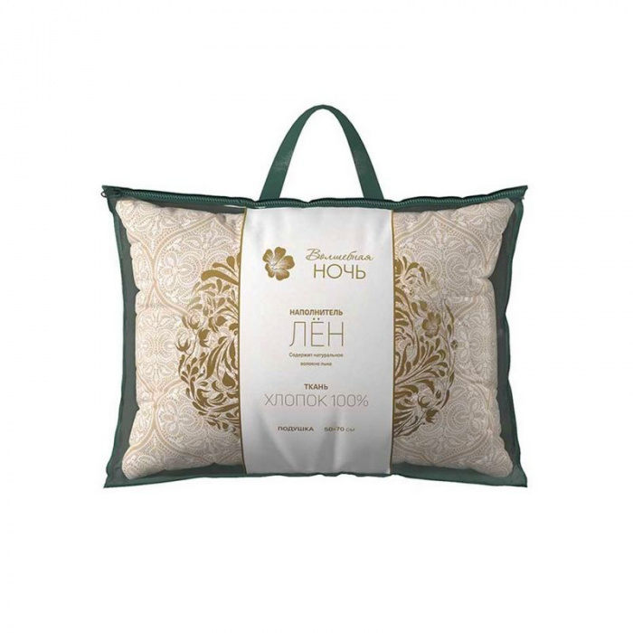 Подушка ВНЛ 50*70 Лен/ХБ 0,65 33