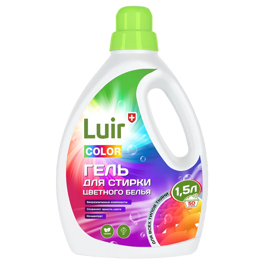 Luir Gel Color Гель для стирки цветного белья 1500 мл