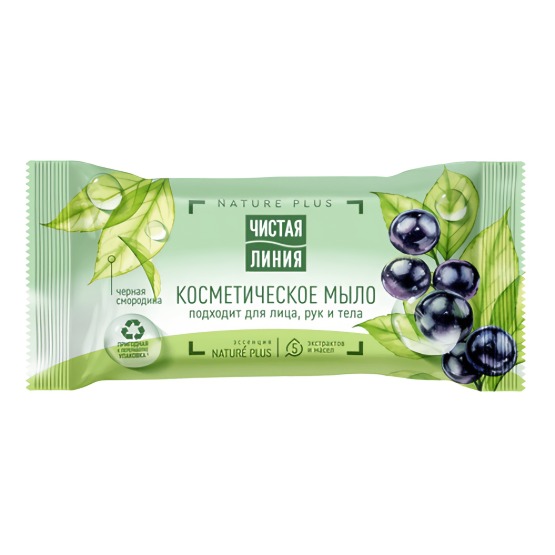 Чистая линия мыло косметическое 75 гр (Смородина)