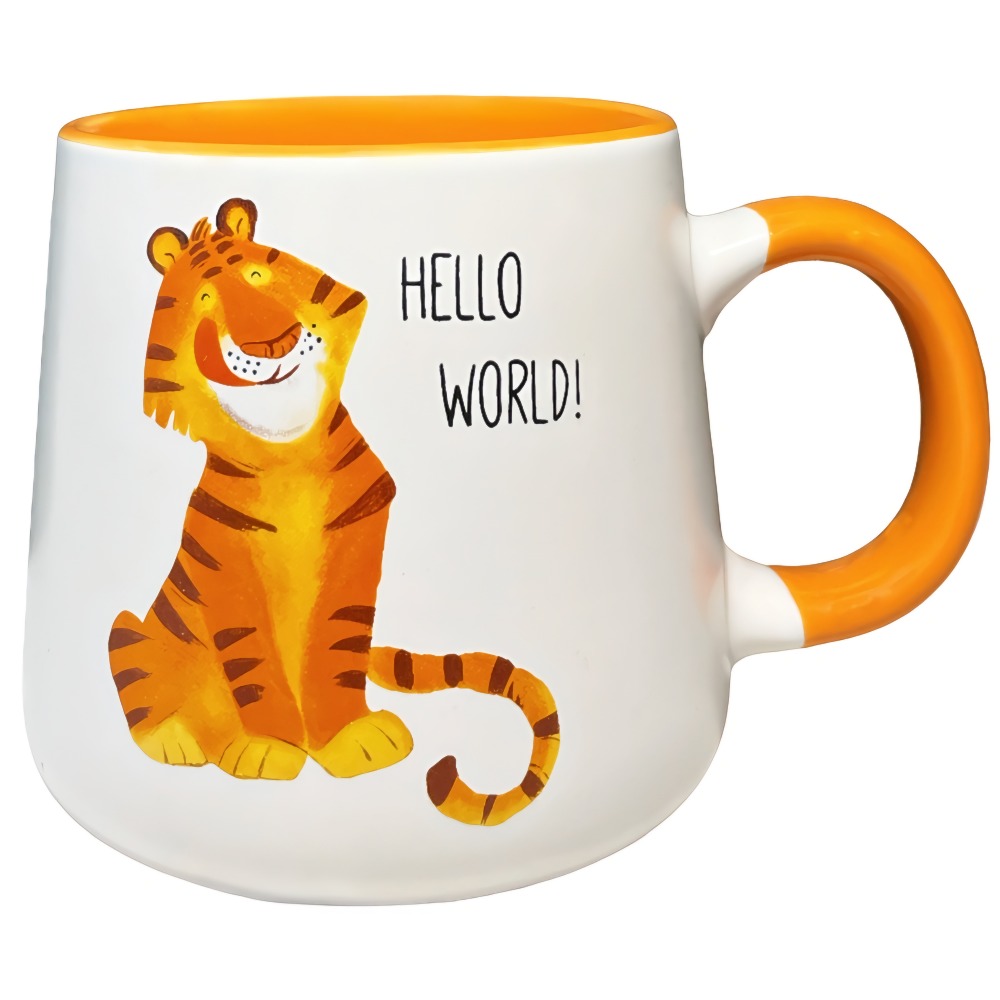 Кружка "Тигруля", "Hello world!" 350 мл
