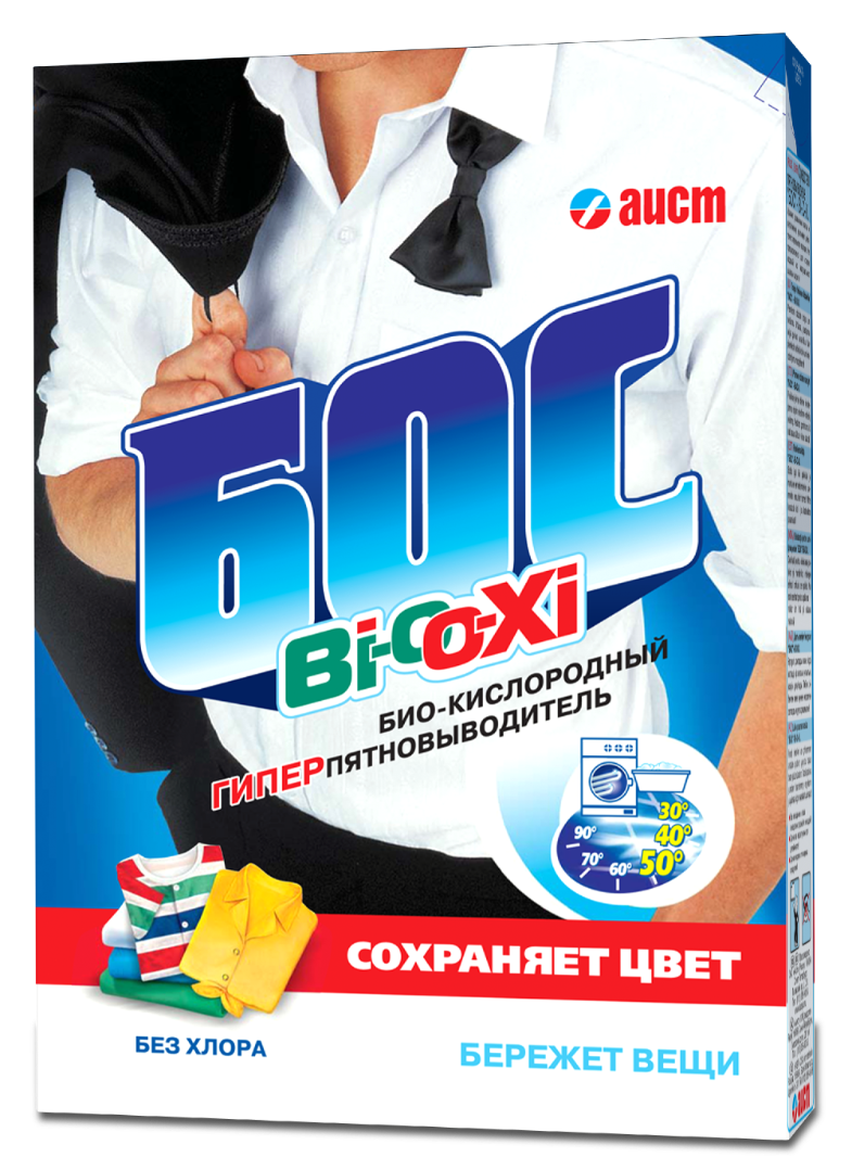 Бос Bi-o-xi био-кислородный пятновыводитель 500гр
