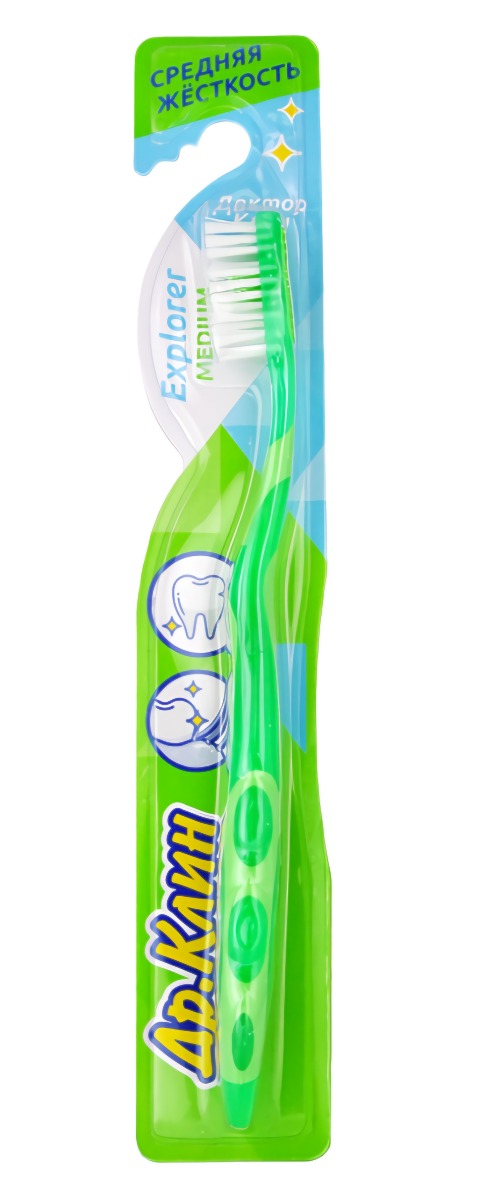 Др.Клин зубная щетка Эксплорер медиум