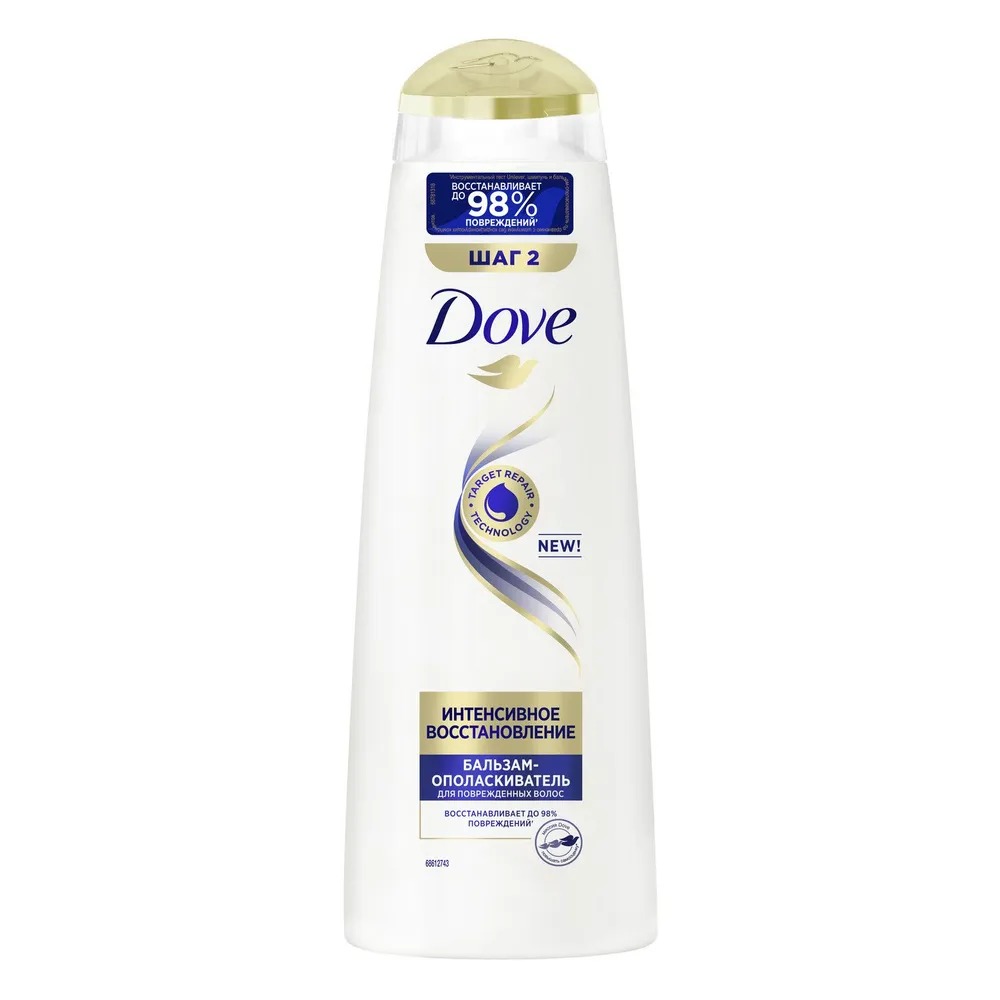DOVE Hair Therapy бальзам-ополаскиватель Интенсивное восстановление 350мл