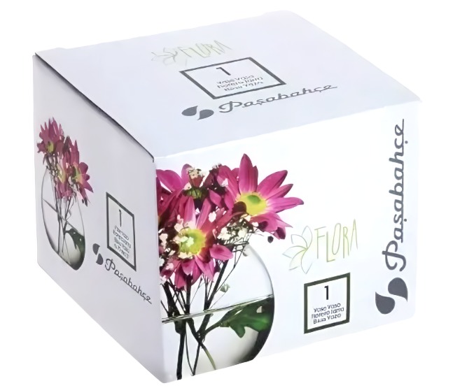 FLORA Ваза для цветов h79мм 43407