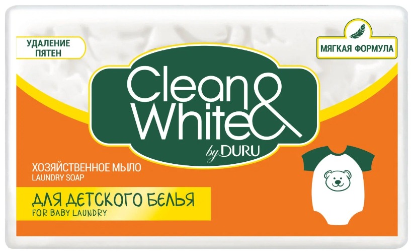 Duru Clean&White мыло хозяйственное детское 125гр S-2185
