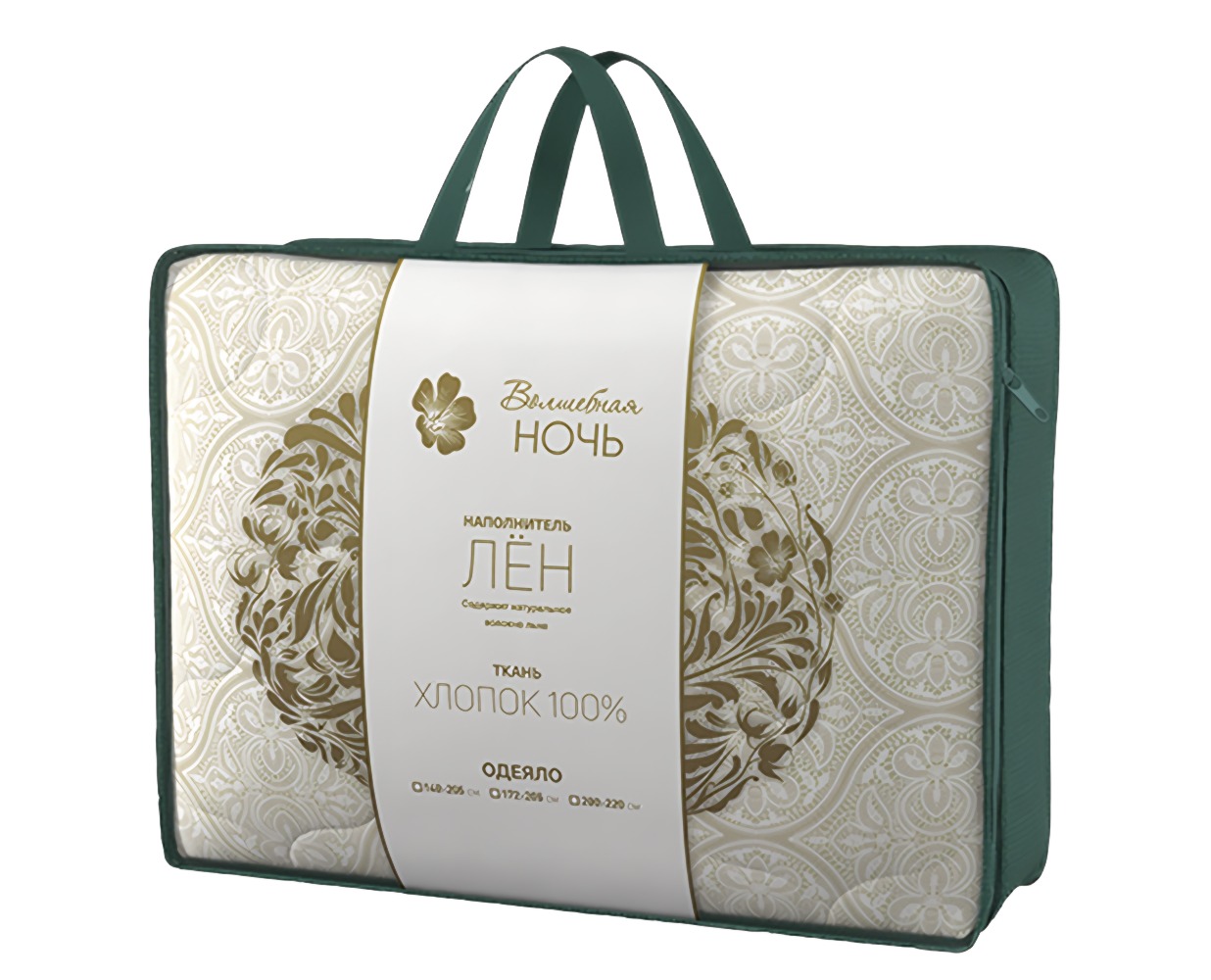 Одеяло ВНЛ 200/220 Лен/ХБ 300 33