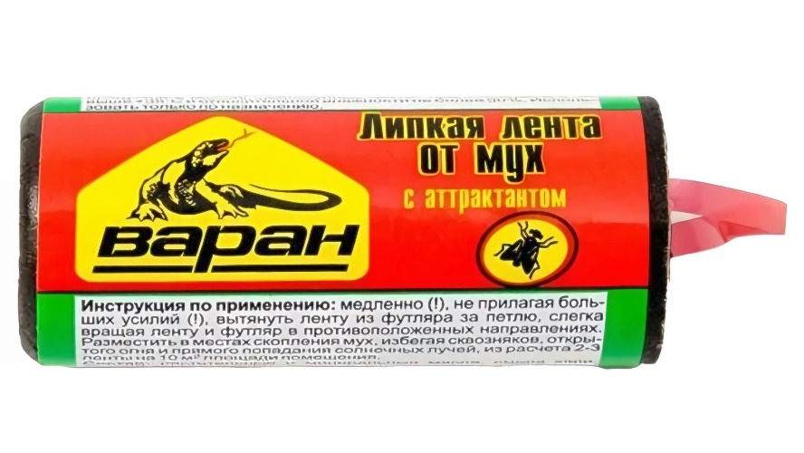 Варан Липкие лента от мух 1шт 