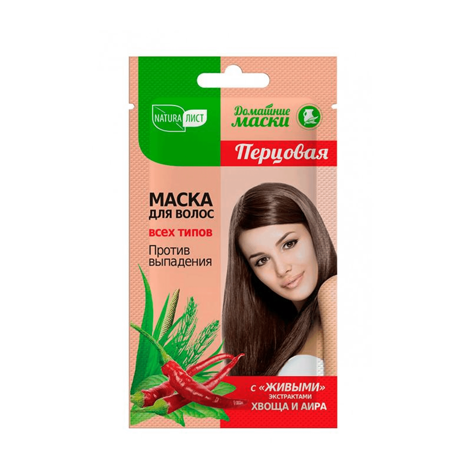 Натуралист "Домашние маски" маска д/волос Перцовая 30мл