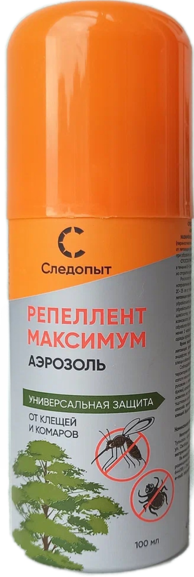 Следопыт "Максимум" спрей от клещей и комаров 100 мл