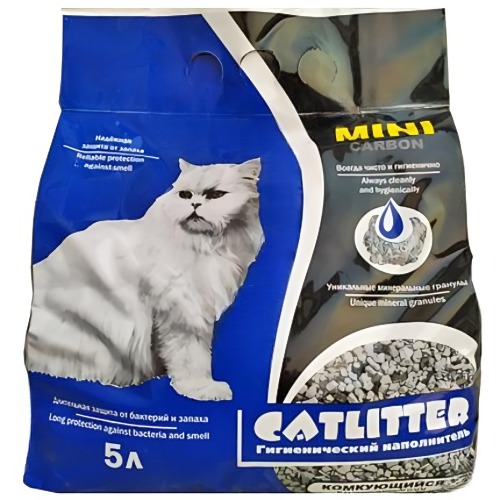 Сибирская кошка Наполнитель комкующий Catlitter Mini 5л